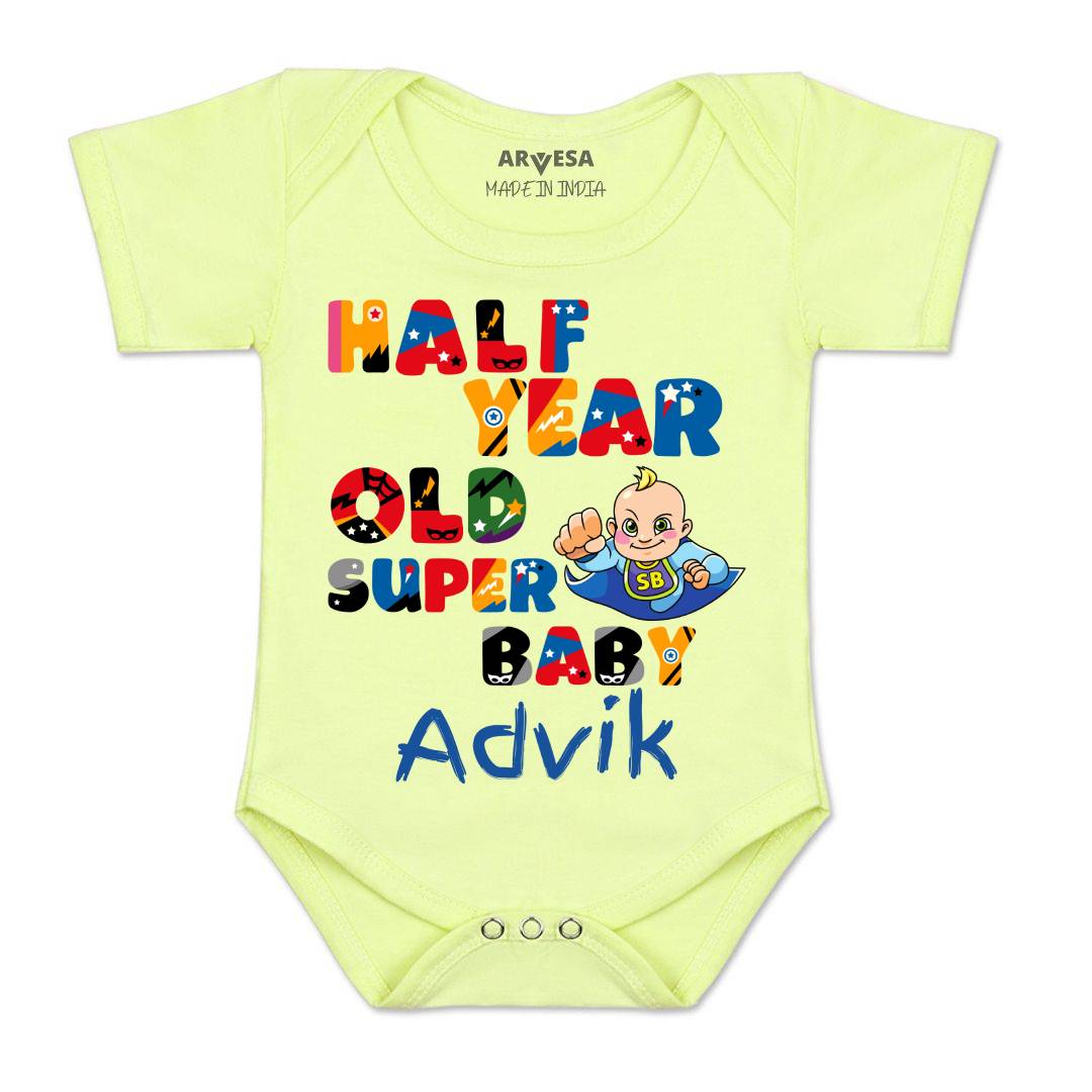 Arvesa Half Birthday Baby Boy & Girl Dress