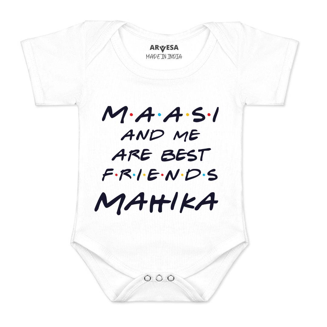 Arvesa Maasi & Me Are Best Friend Baby Boy & Girl Dress