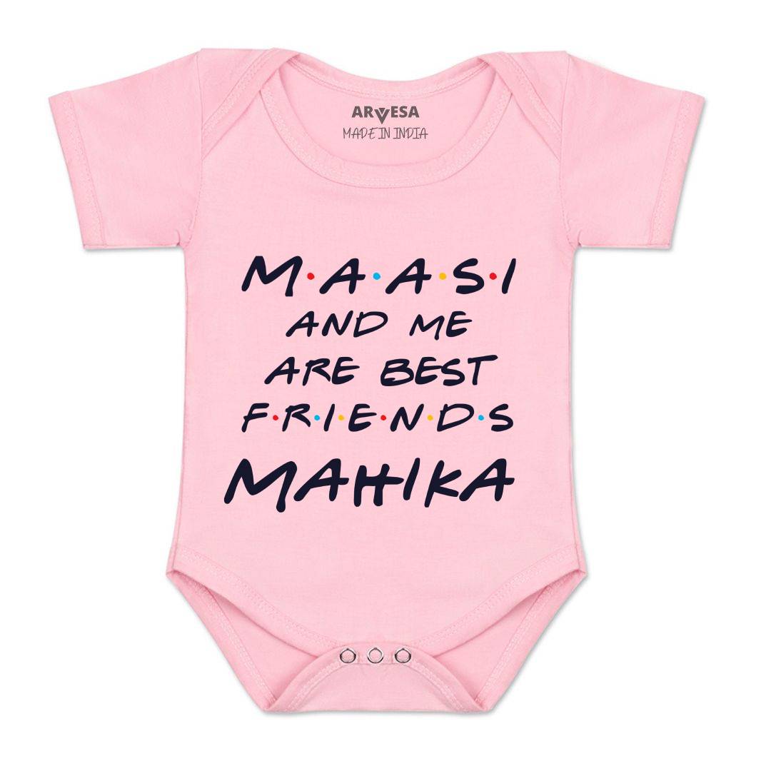 Arvesa Maasi & Me Are Best Friend Baby Boy & Girl Dress