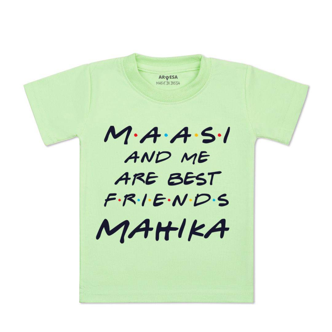 Arvesa Maasi & Me Are Best Friend Baby Boy & Girl Dress