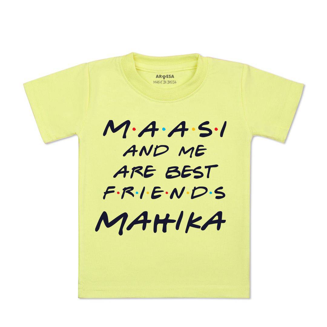 Arvesa Maasi & Me Are Best Friend Baby Boy & Girl Dress
