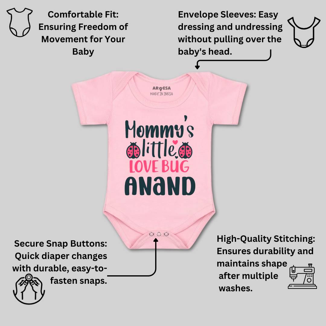 Arvesa Mommy Little Love Bug Baby Boy & Girl Dress
