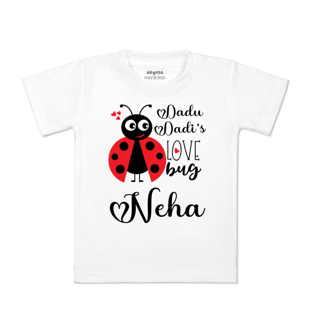 Arvesa Dadu Dadi Love Bug Baby Boy & Girl Dress