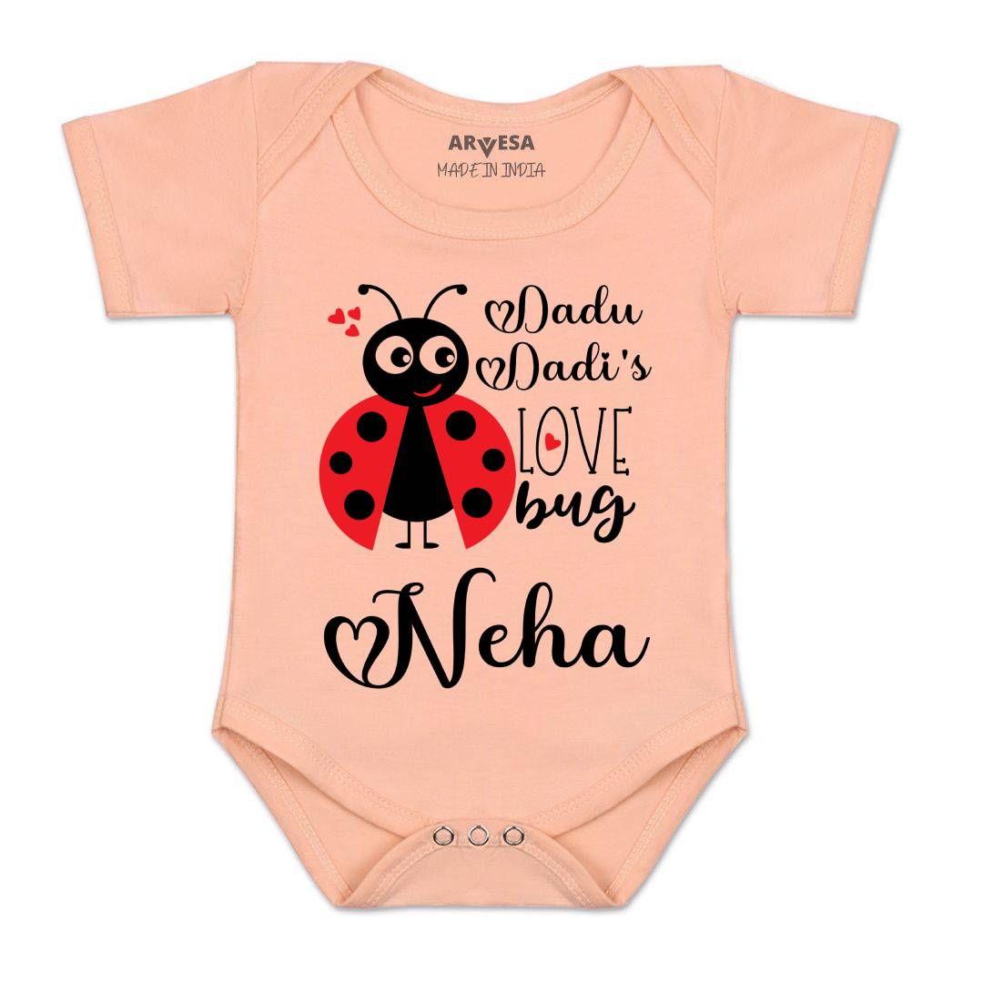 Arvesa Dadu Dadi Love Bug Baby Boy & Girl Dress