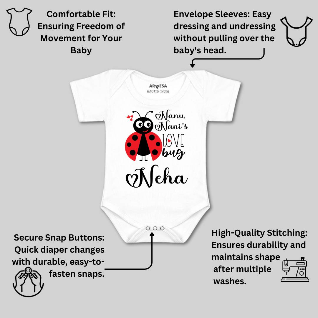 Arvesa Nanu Nani Love Bug Baby Boy & Girl Dress