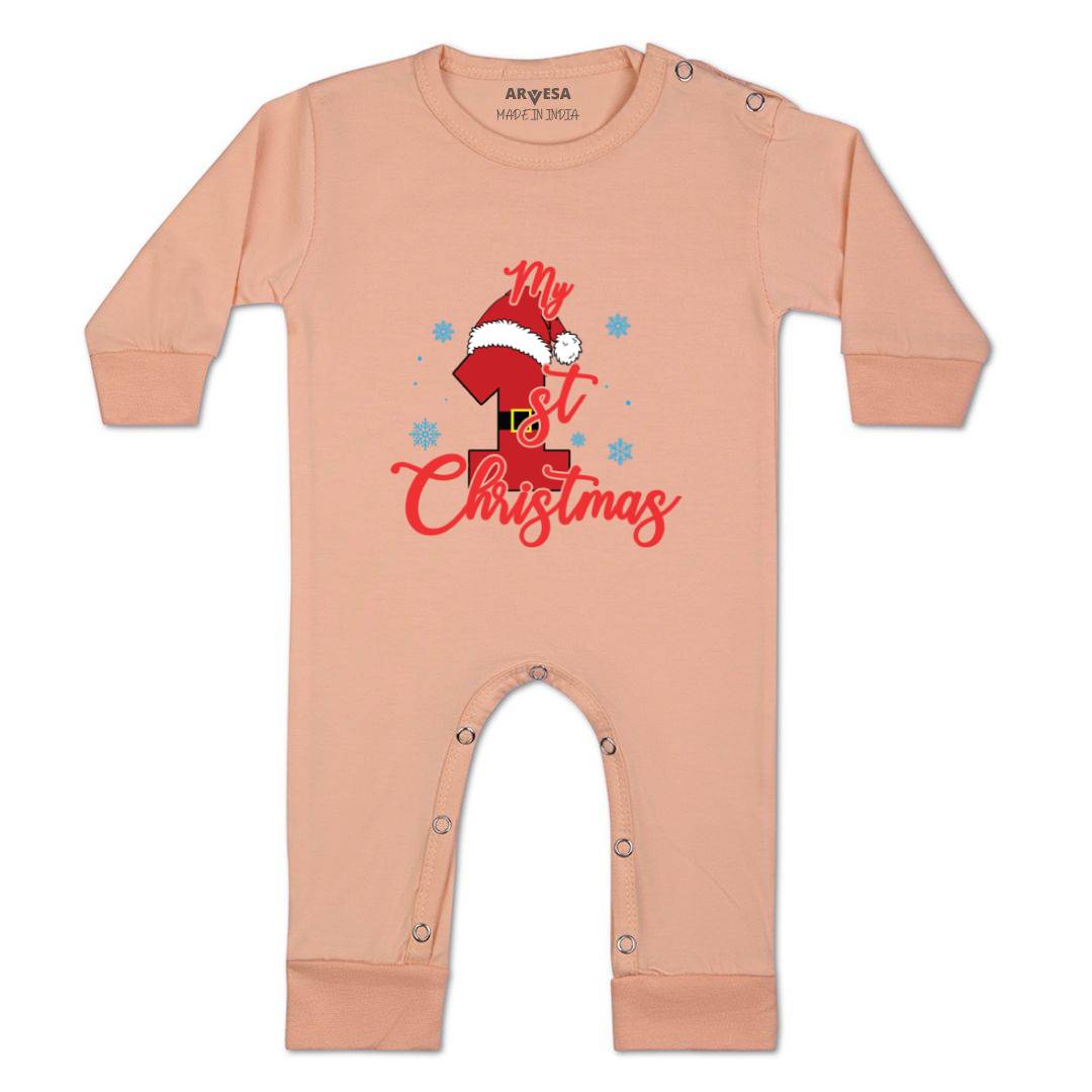 Arvesa Design-454 Christmas My First Baby Boy and Baby Girl Dress .