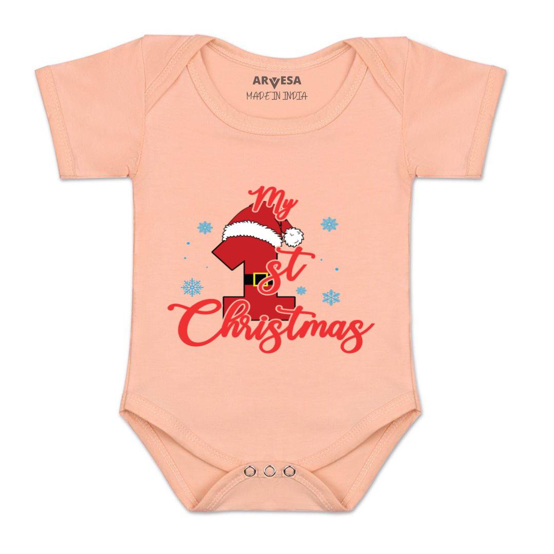 Arvesa Design-454 Christmas My First Baby Boy and Baby Girl Dress .