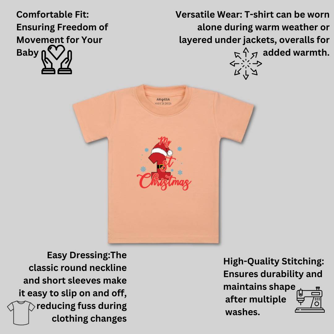 Arvesa Design-454 Christmas My First Baby Boy and Baby Girl Dress .