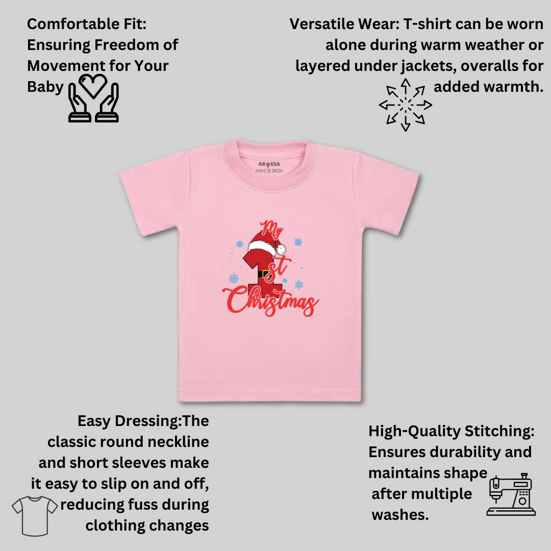 Arvesa Design-454 Christmas My First Baby Boy and Baby Girl Dress .