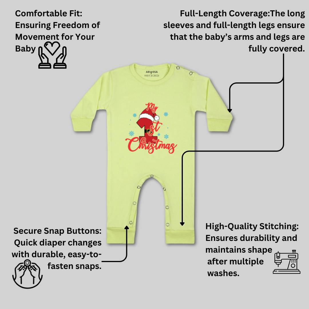 Arvesa Design-454 Christmas My First Baby Boy and Baby Girl Dress .
