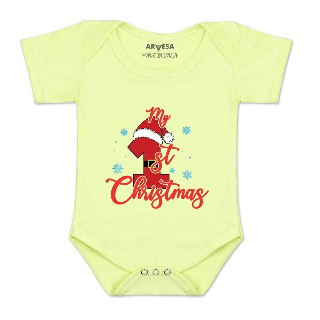 Arvesa Design-454 Christmas My First Baby Boy and Baby Girl Dress .