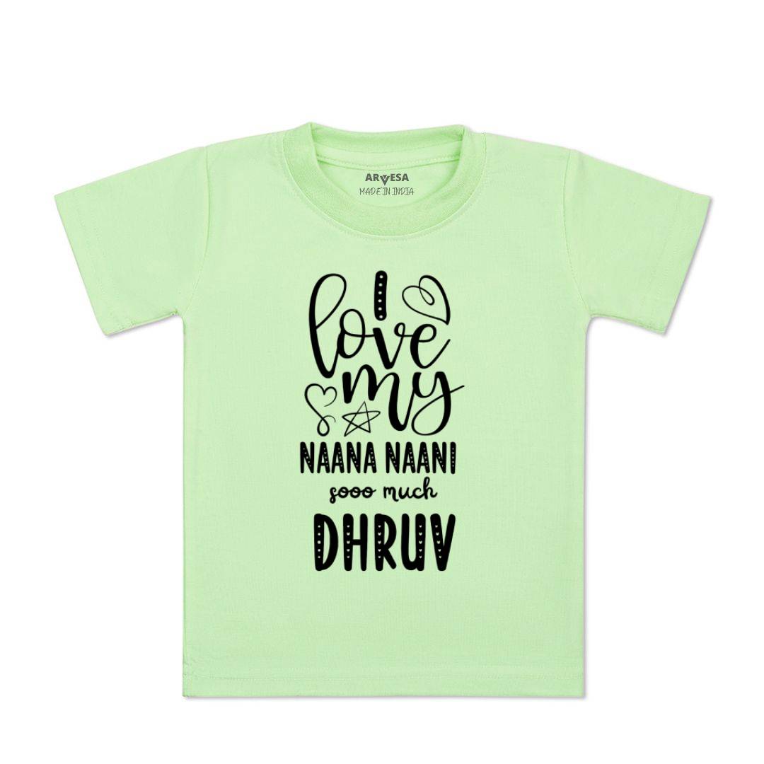 Arvesa I Love My Nana Nani So Much Baby Boy & Girl Dress