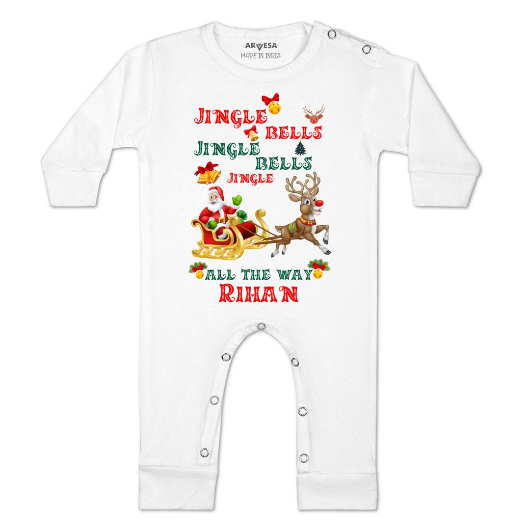 Arvesa Jingle Bell All The Way Baby Boy & Girl Dress
