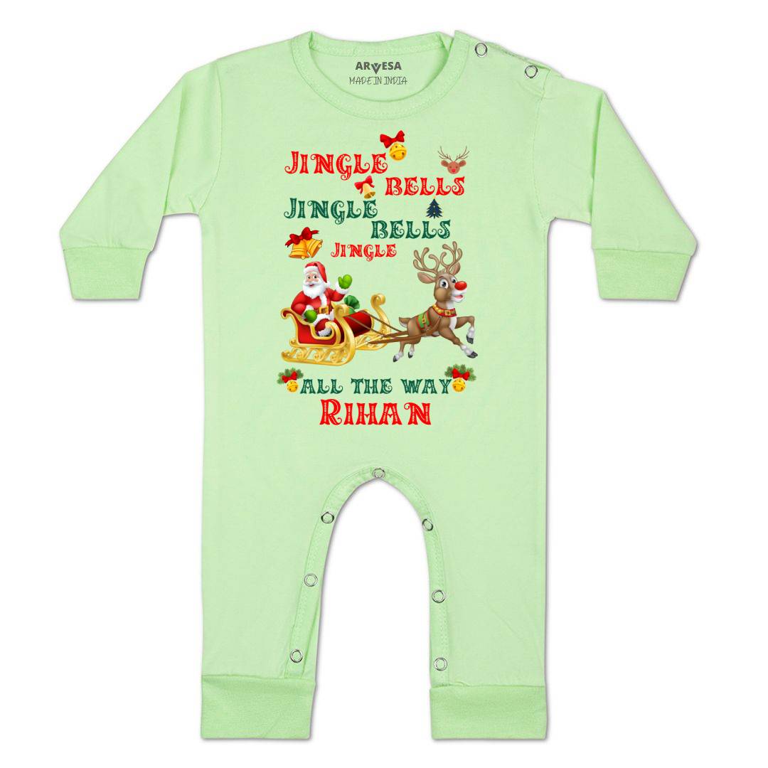 Arvesa Jingle Bell All The Way Baby Boy & Girl Dress