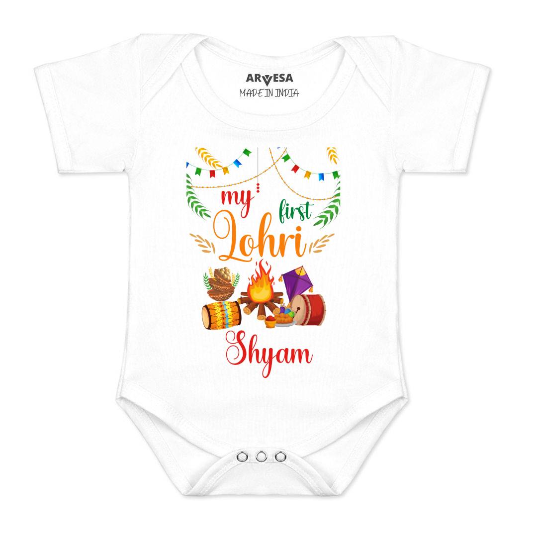 Arvesa My First Lohri Baby Boy & Girl Dress