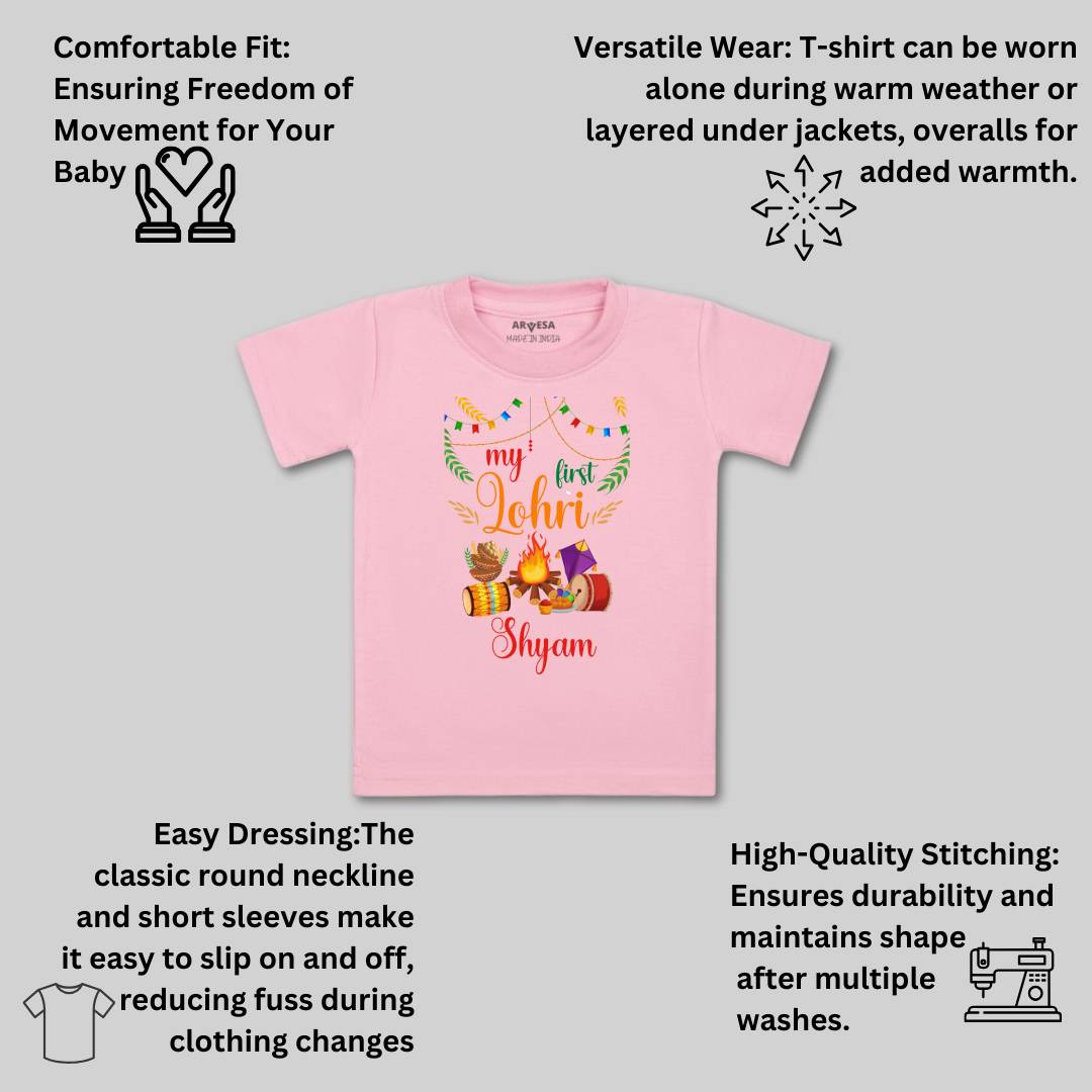 Arvesa My First Lohri Baby Boy & Girl Dress