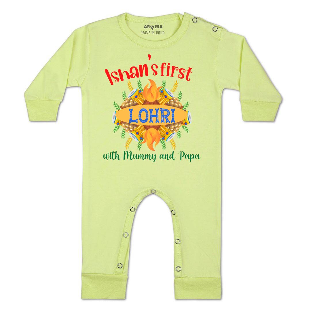 Arvesa My First Lohri Baby Boy & Girl Dress