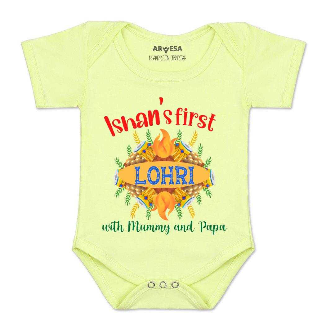 Arvesa My First Lohri Baby Boy & Girl Dress