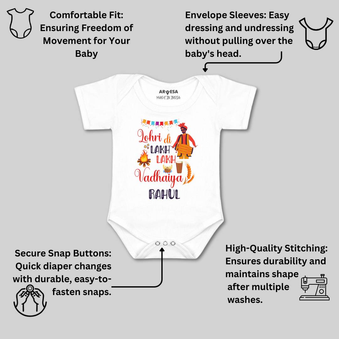 Arvesa Lohri Di Lakh Vadhaiya Baby Boy & Girl Dress