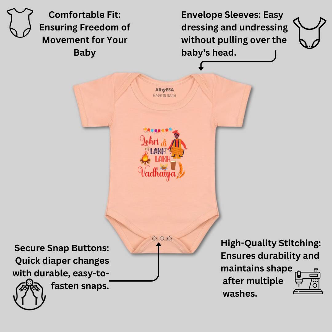 Arvesa Design-577 Lohri My First Baby Boy and Baby Girl Dress .