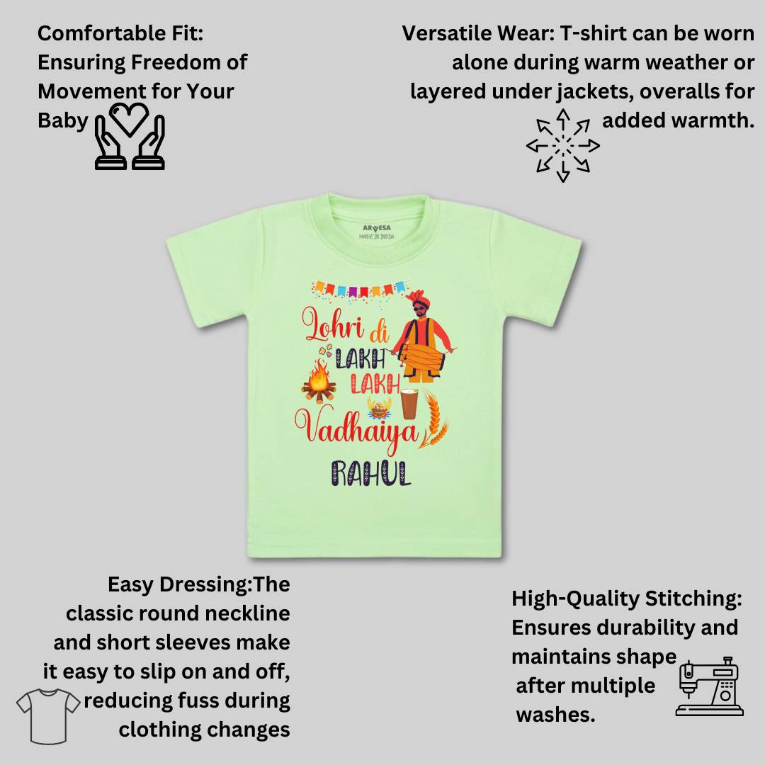 Arvesa Lohri Di Lakh Vadhaiya Baby Boy & Girl Dress