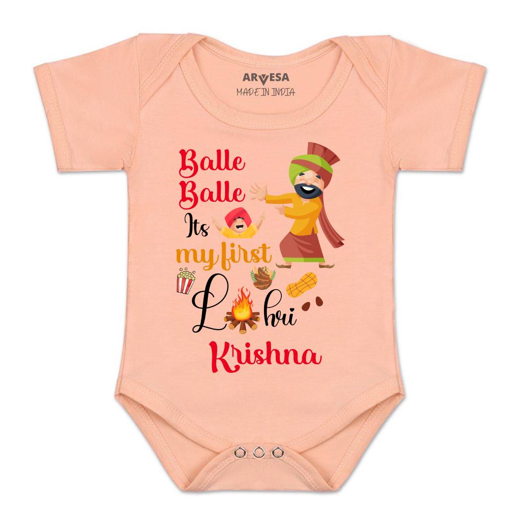 Arvesa My First Lohri Baby Boy & Girl Dress