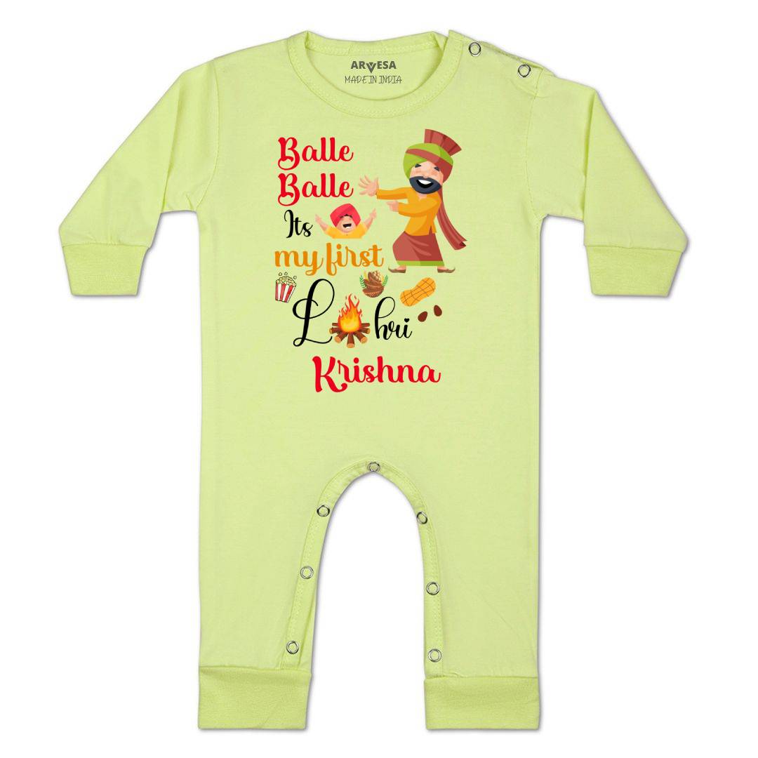 Arvesa My First Lohri Baby Boy & Girl Dress