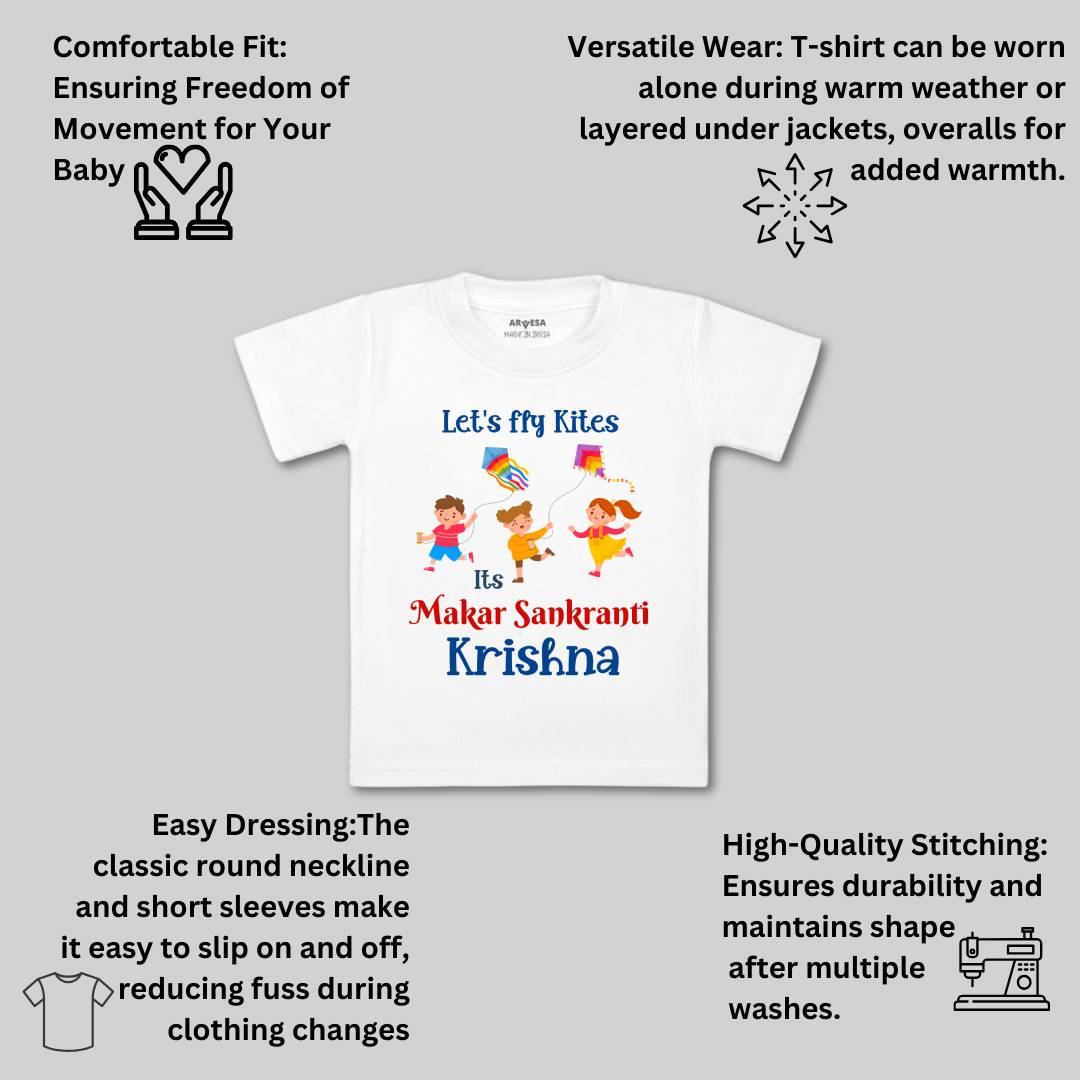 Arvesa Let'S Fly Kites Baby Boy & Girl Dress