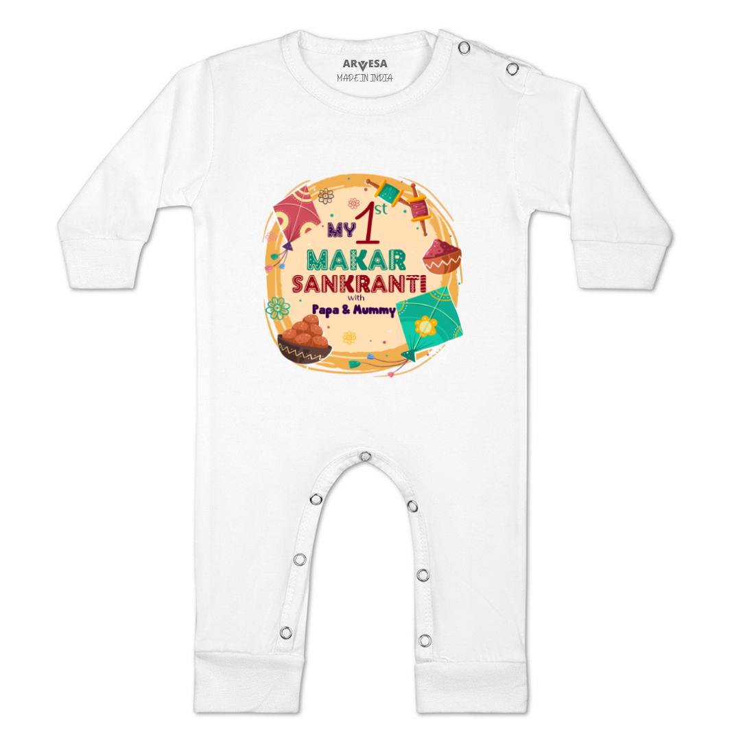 Arvesa Design-608 Makarsankranti My First Baby Boy and Baby Girl Dress .