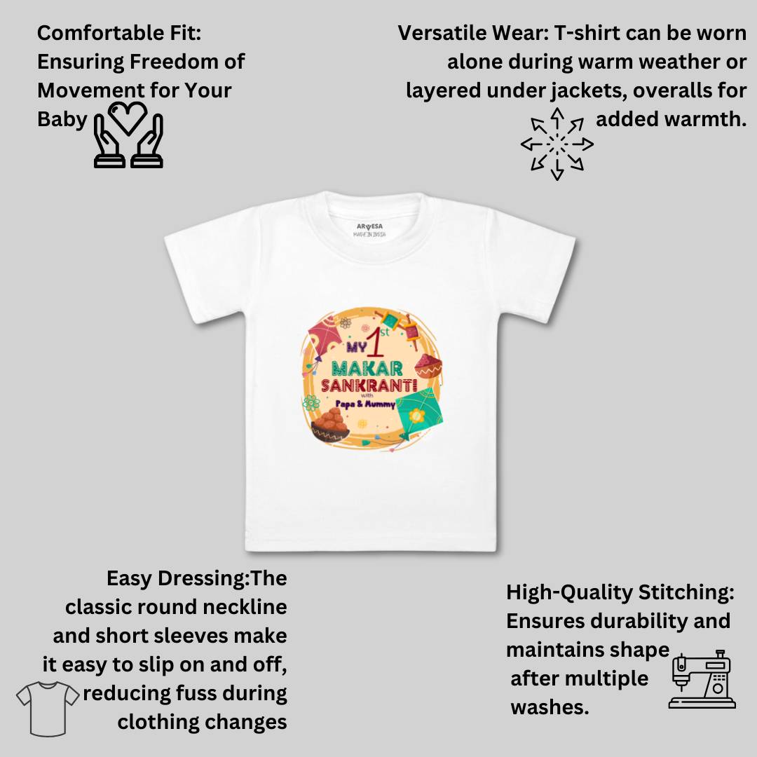 Arvesa Design-608 Makarsankranti My First Baby Boy and Baby Girl Dress .