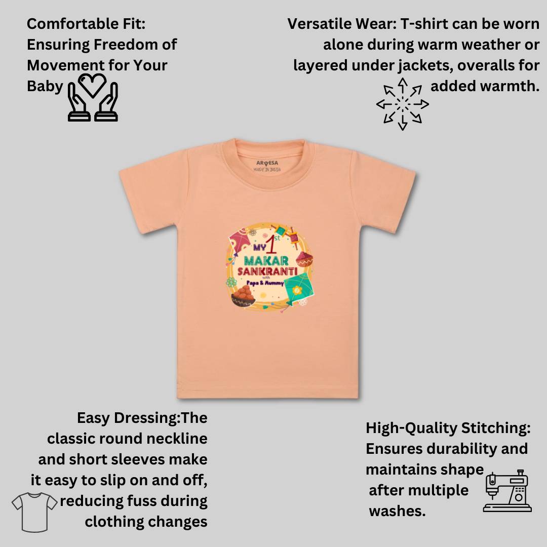 Arvesa Design-608 Makarsankranti My First Baby Boy and Baby Girl Dress .
