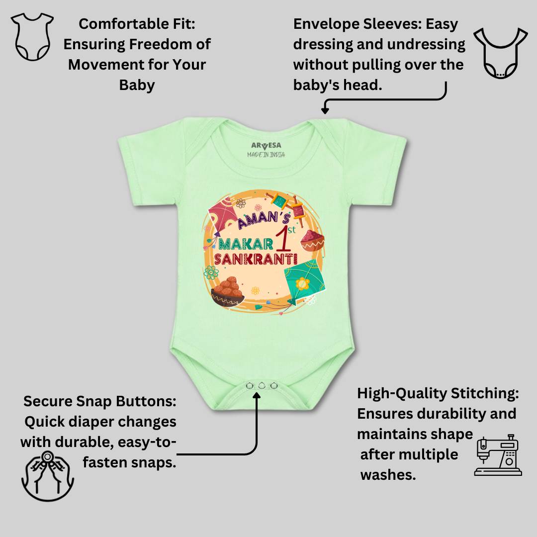 Arvesa My First Makar sankranti Baby Boy & Girl Dress
