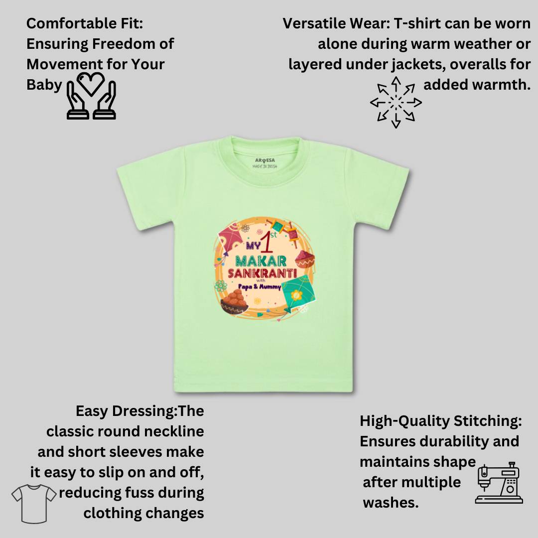 Arvesa Design-608 Makarsankranti My First Baby Boy and Baby Girl Dress .