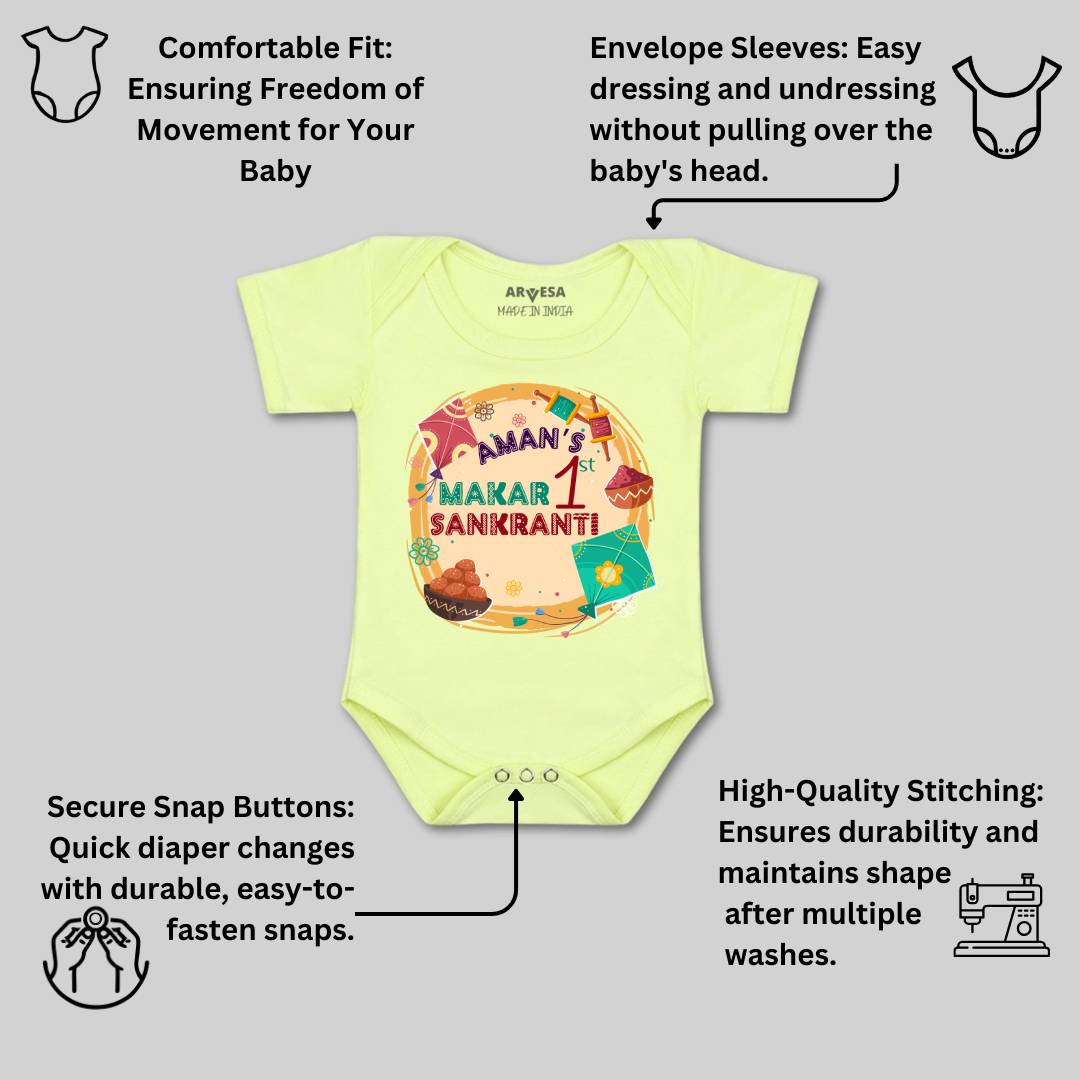 Arvesa My First Makar sankranti Baby Boy & Girl Dress