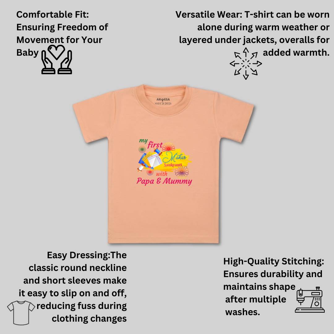 Arvesa Design-609 Makarsankranti My First Baby Boy and Baby Girl Dress .