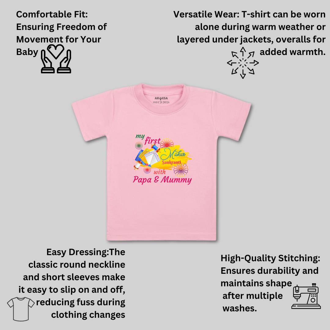 Arvesa Design-609 Makarsankranti My First Baby Boy and Baby Girl Dress .