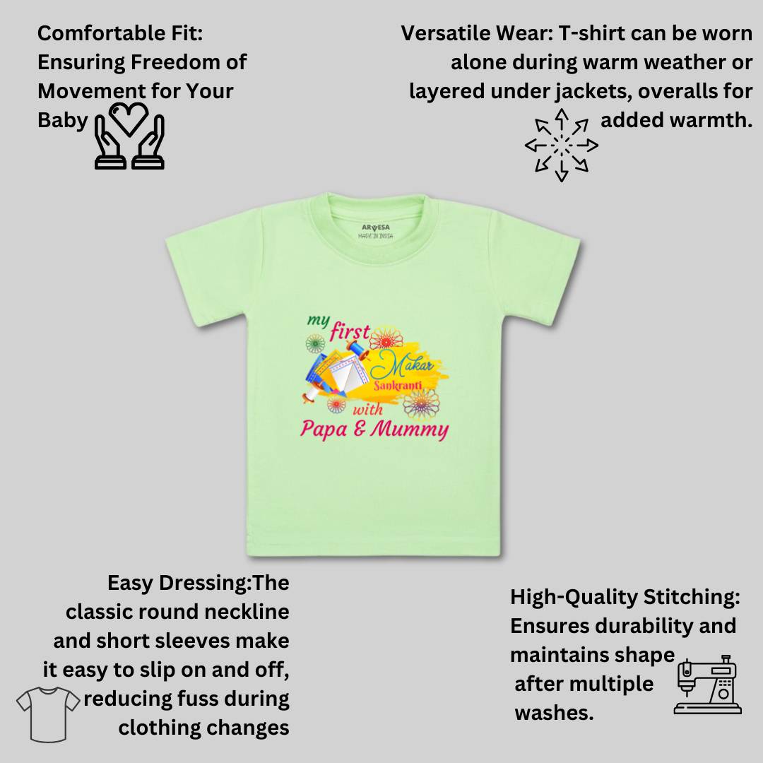 Arvesa Design-609 Makarsankranti My First Baby Boy and Baby Girl Dress .