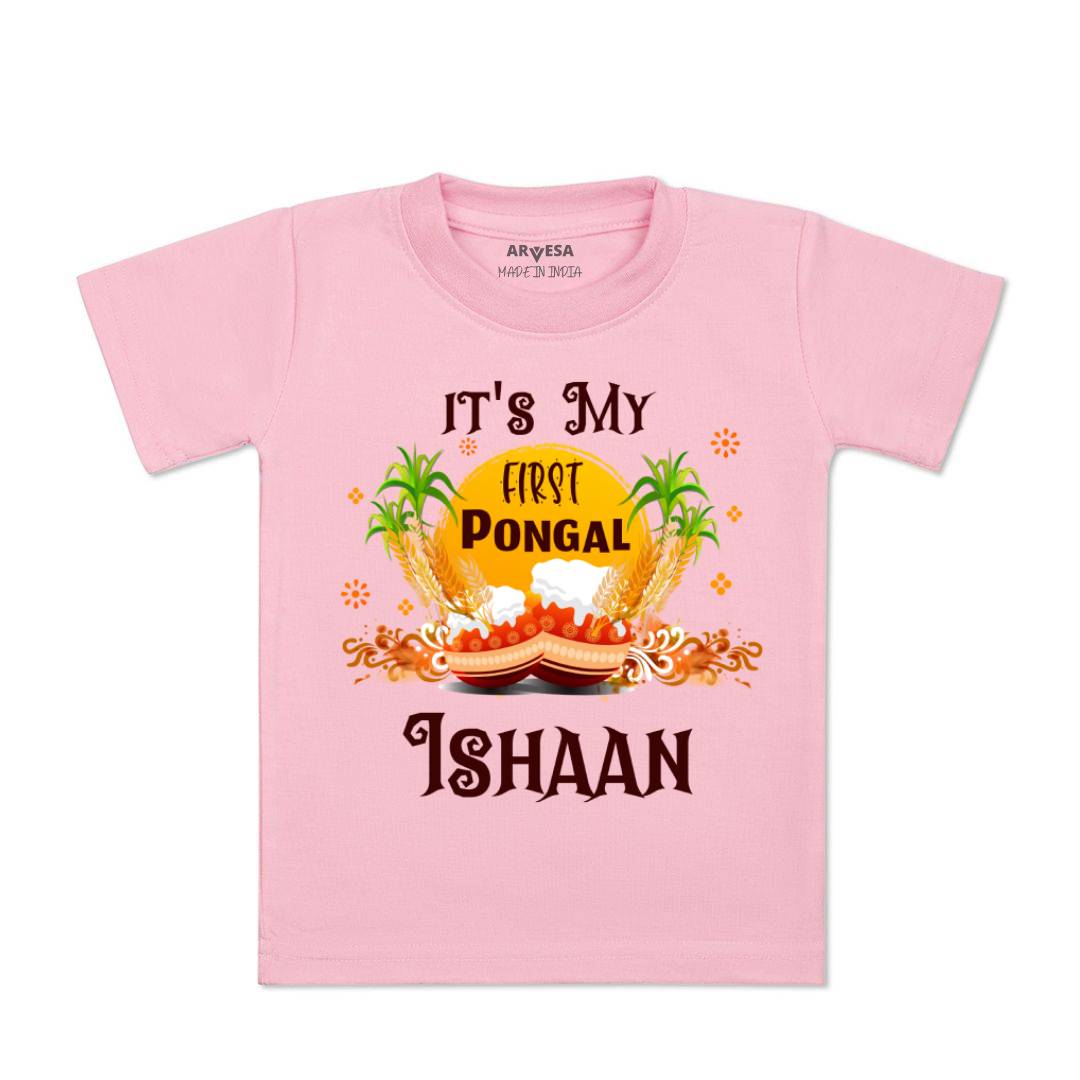 Arvesa My First Pongal Baby Boy & Girl Dress