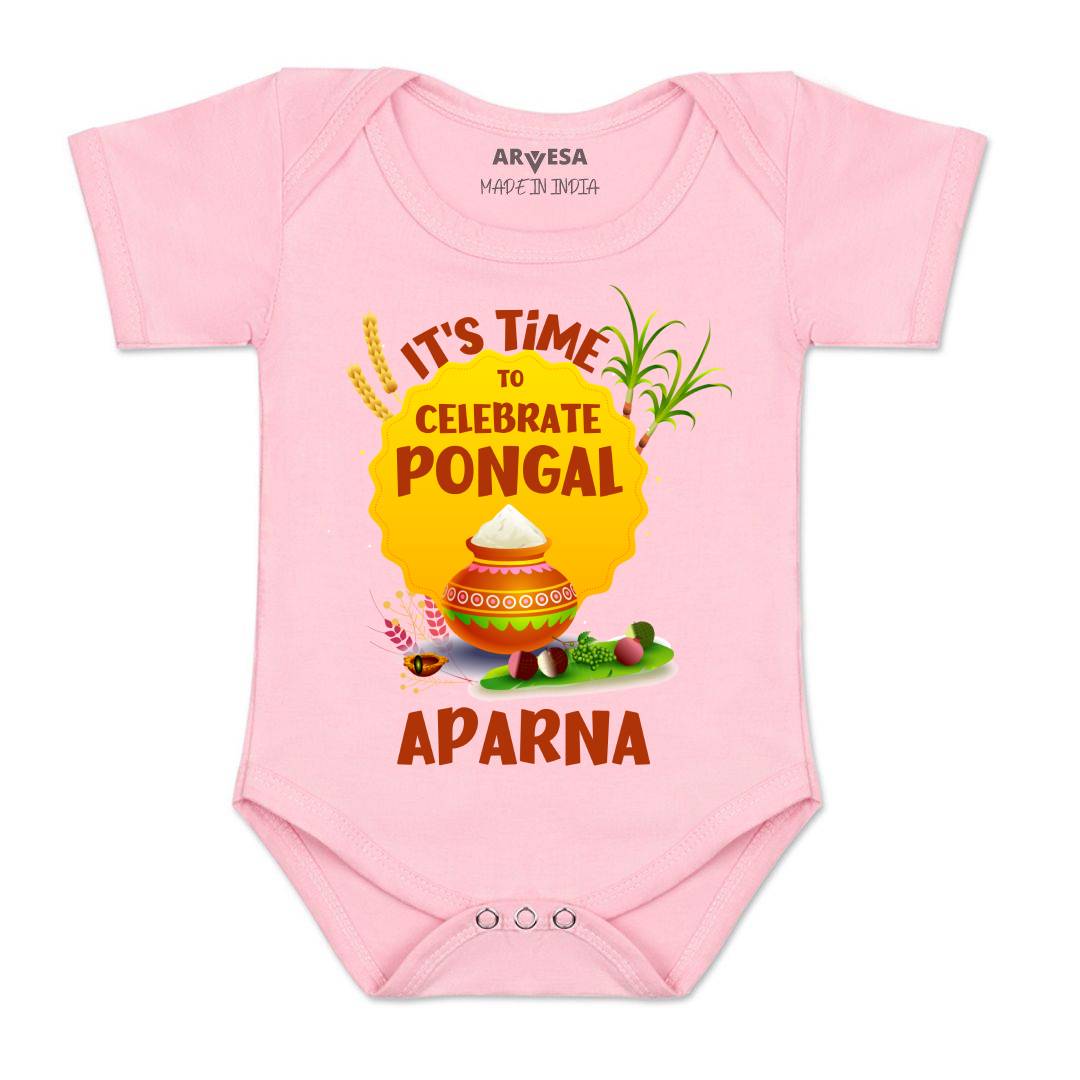 Arvesa Time To Celebrate Pongal Baby Boy & Girl Dress