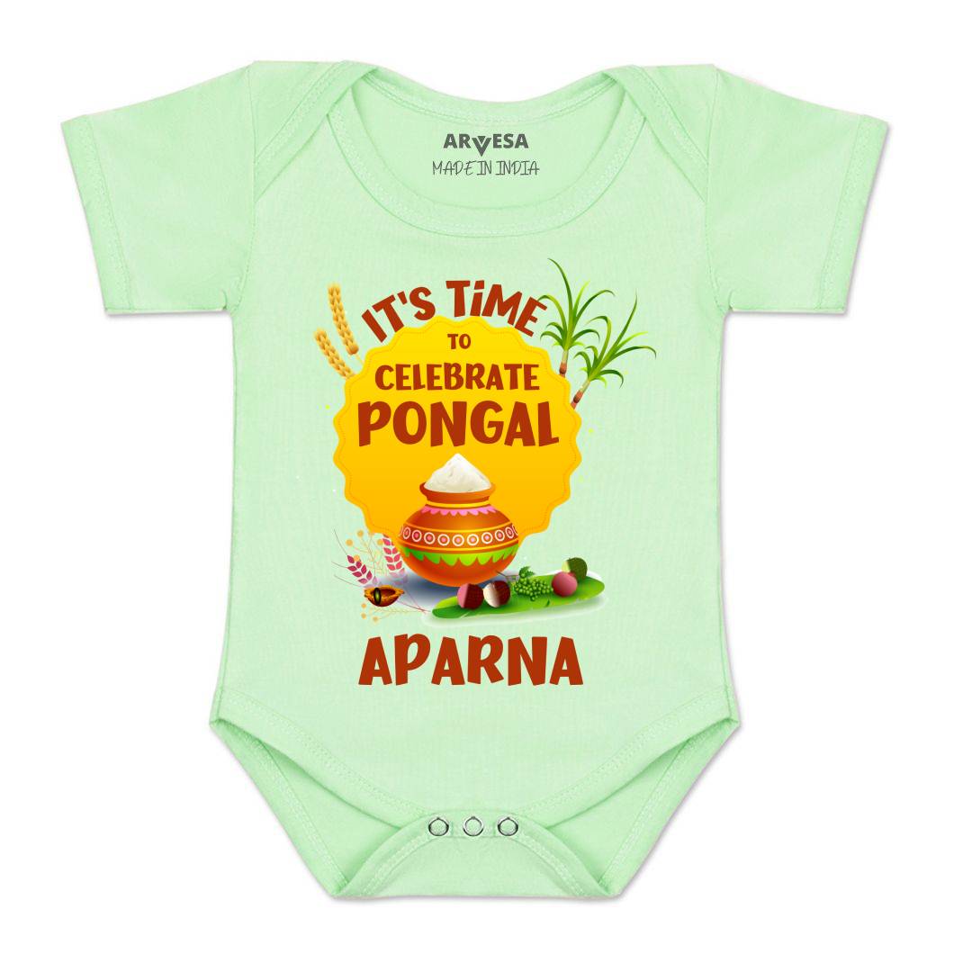 Arvesa Time To Celebrate Pongal Baby Boy & Girl Dress