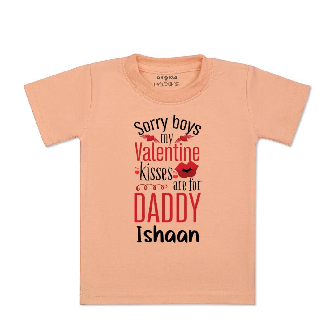 Arvesa Sorry Boys My Valentine Kisses Are For Daddy Baby Boy & Girl Dress