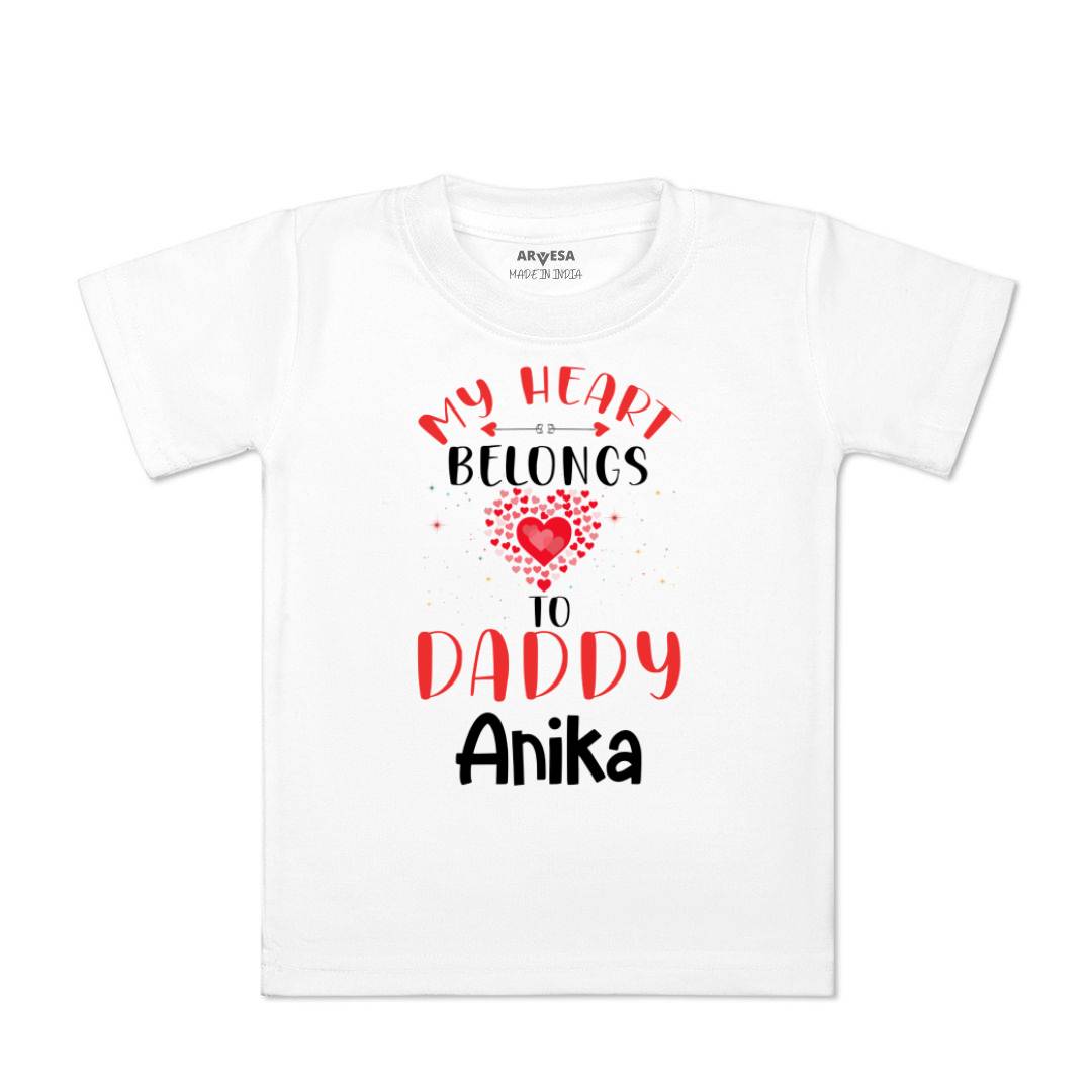 Arvesa My Heart Belongs To Daddy Baby Boy & Girl Dress