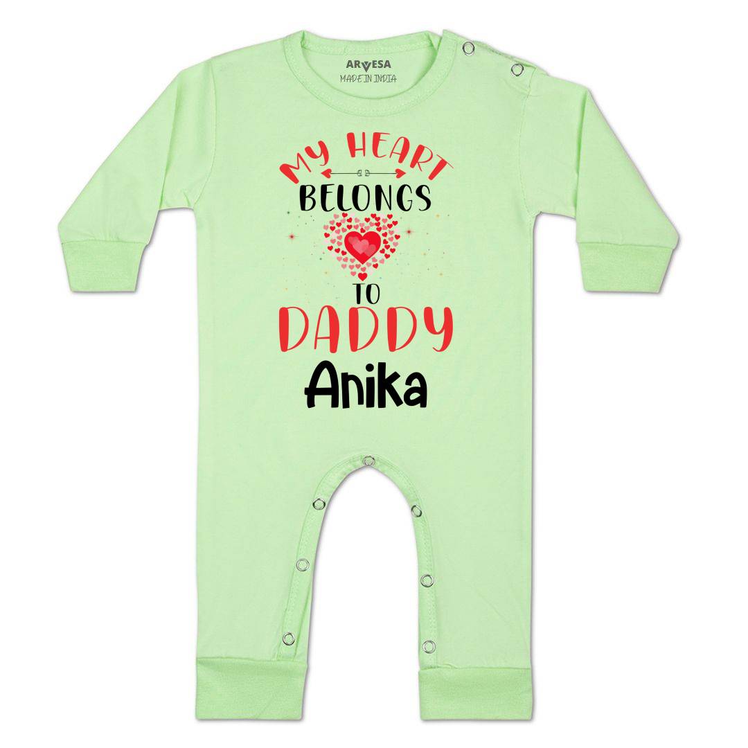 Arvesa My Heart Belongs To Daddy Baby Boy & Girl Dress