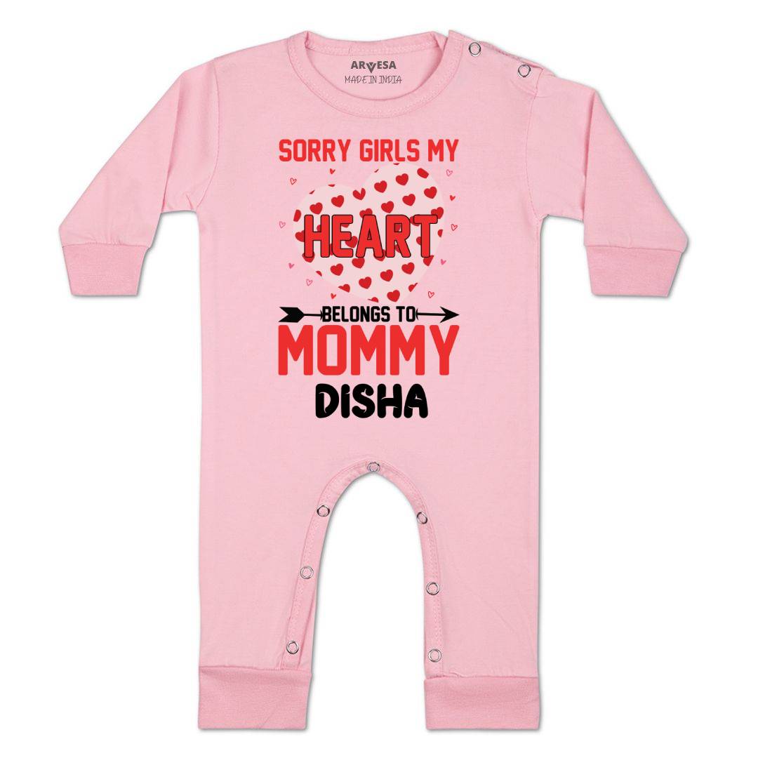 Arvesa Sorry Girls My Heart Belongs To Mommy Baby Boy & Girl Dress