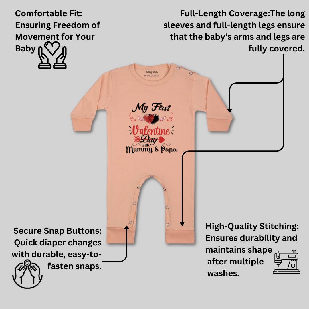 Arvesa Design-697 Valentine My First Baby Boy and Baby Girl Dress .
