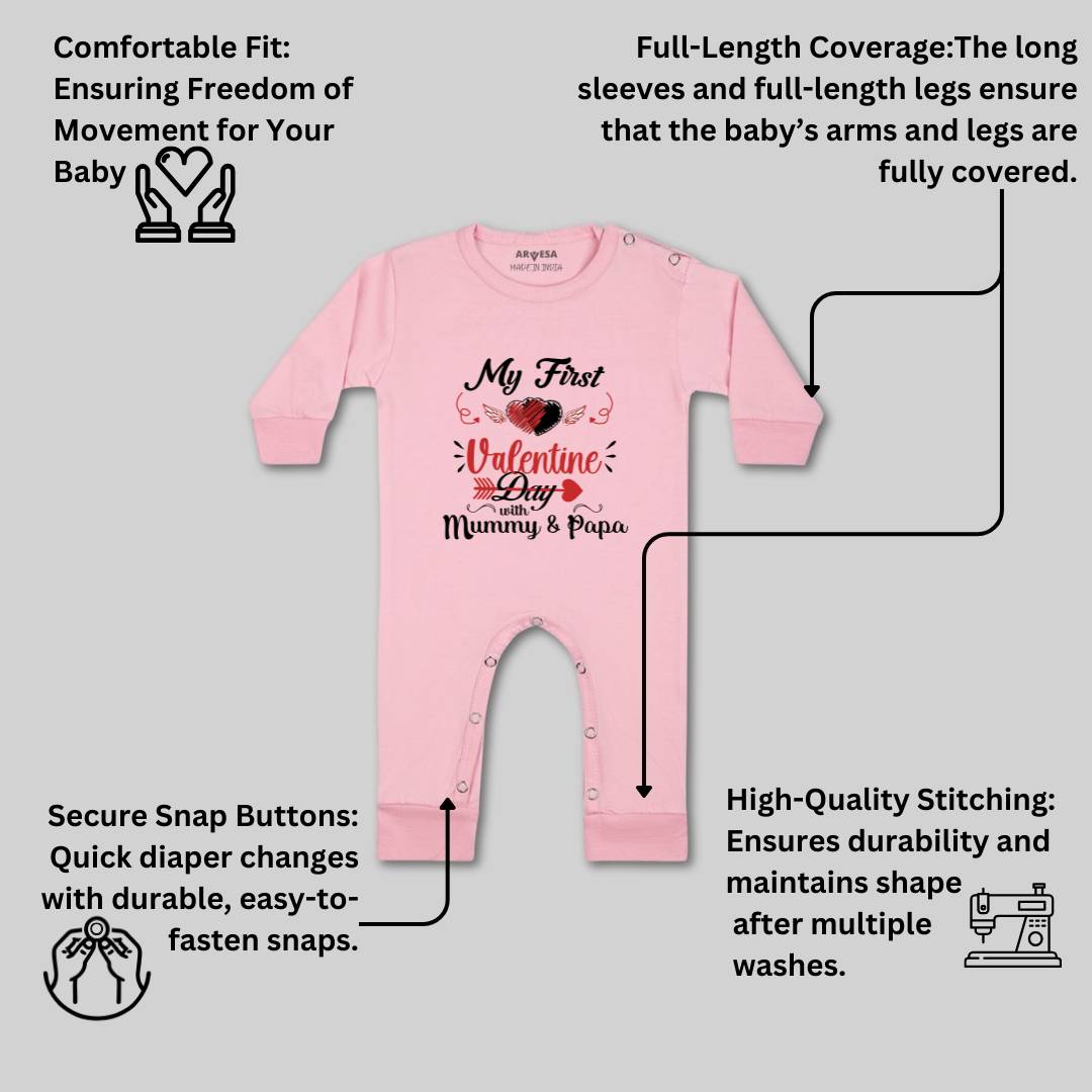 Arvesa Design-697 Valentine My First Baby Boy and Baby Girl Dress .