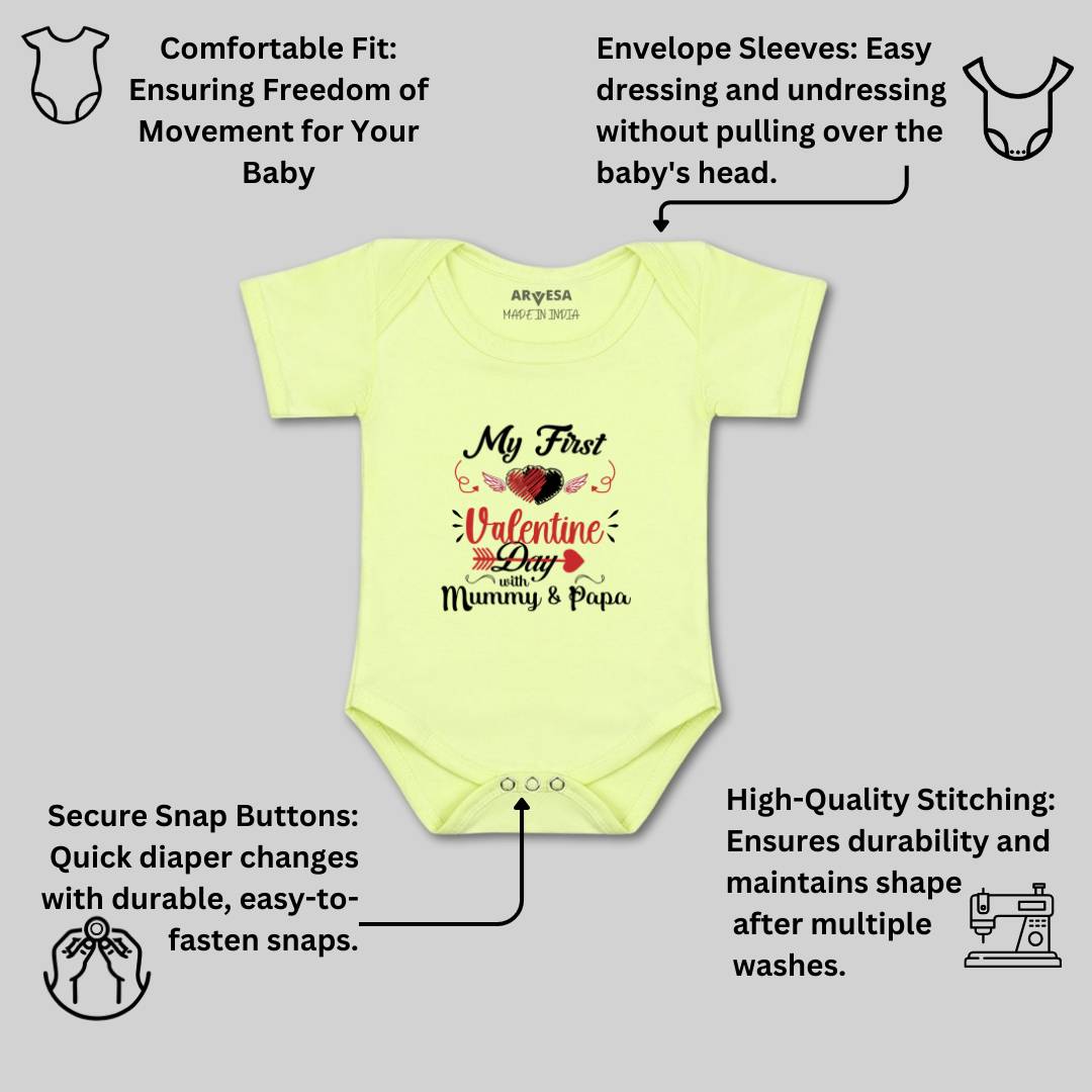 Arvesa Design-697 Valentine My First Baby Boy and Baby Girl Dress .