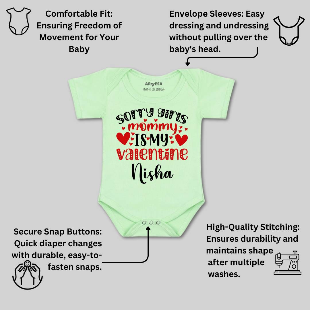 Arvesa Sorry Girls Mommy Is My Valenti Baby Boy & Girl Dress