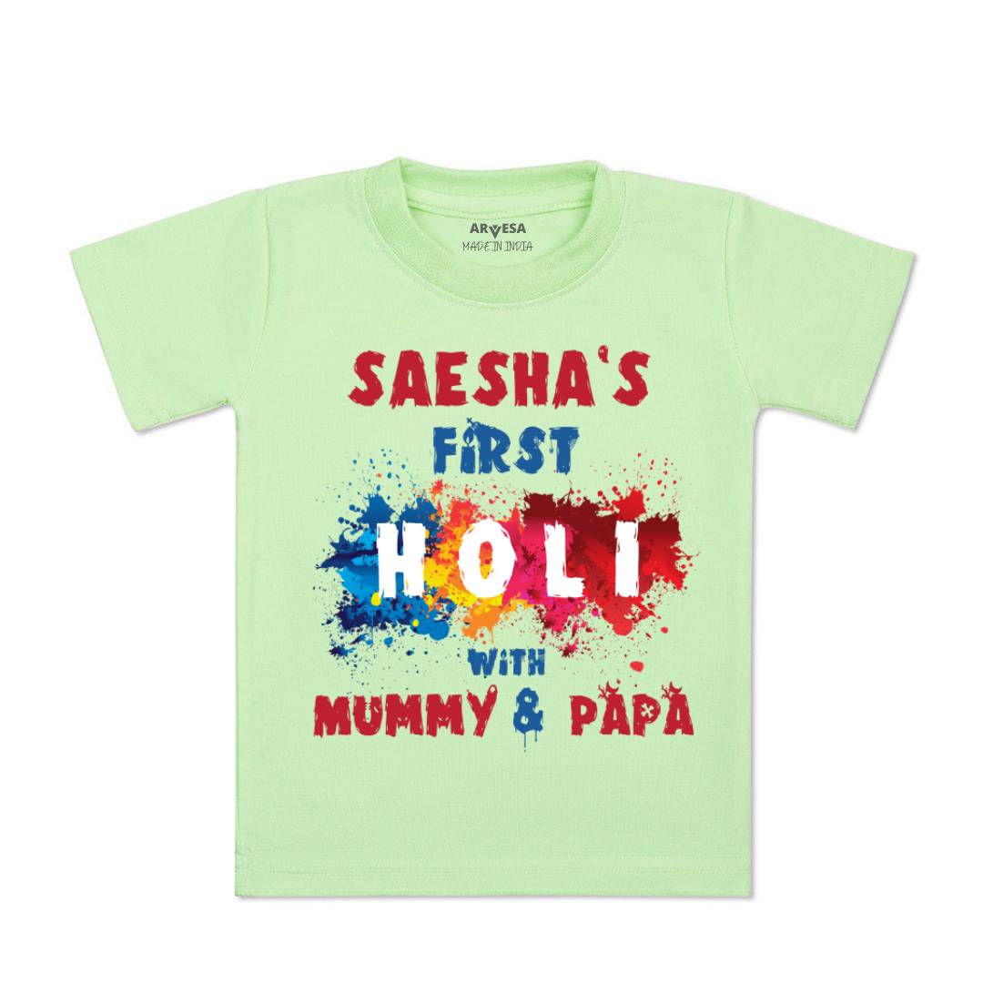 Arvesa My First Holi Baby Boy & Girl Dress