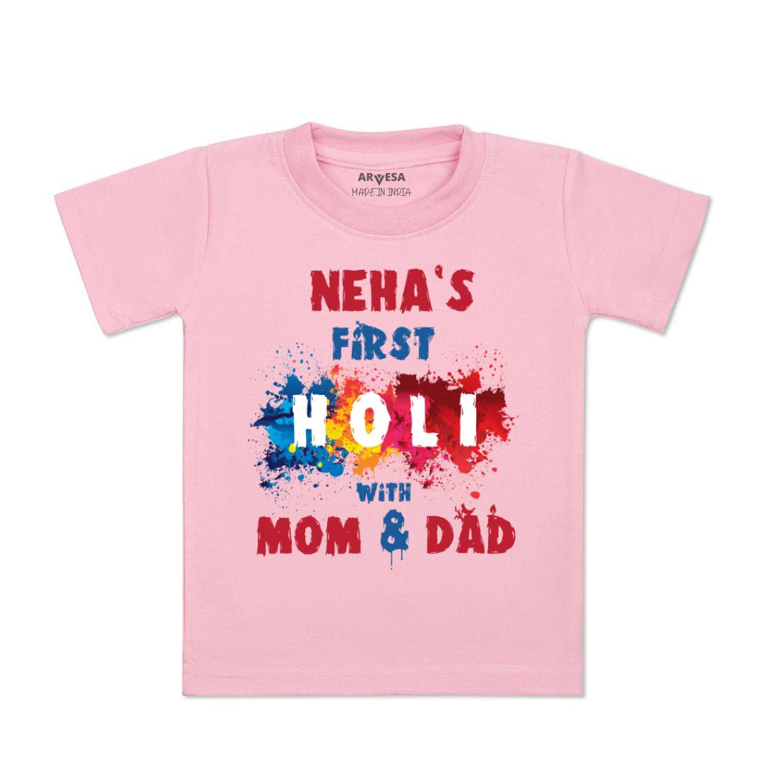 Arvesa My First Holi Baby Boy & Girl Dress